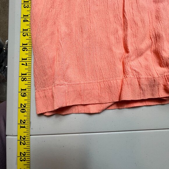 Soho New York & Company Womens Coral Wide-Leg Capri Pants Size M - Picture 13 of 13